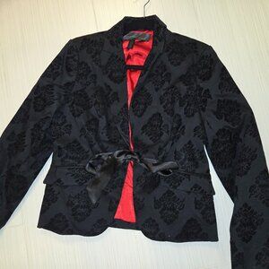 Festive Velvet Womens Blazer sz10